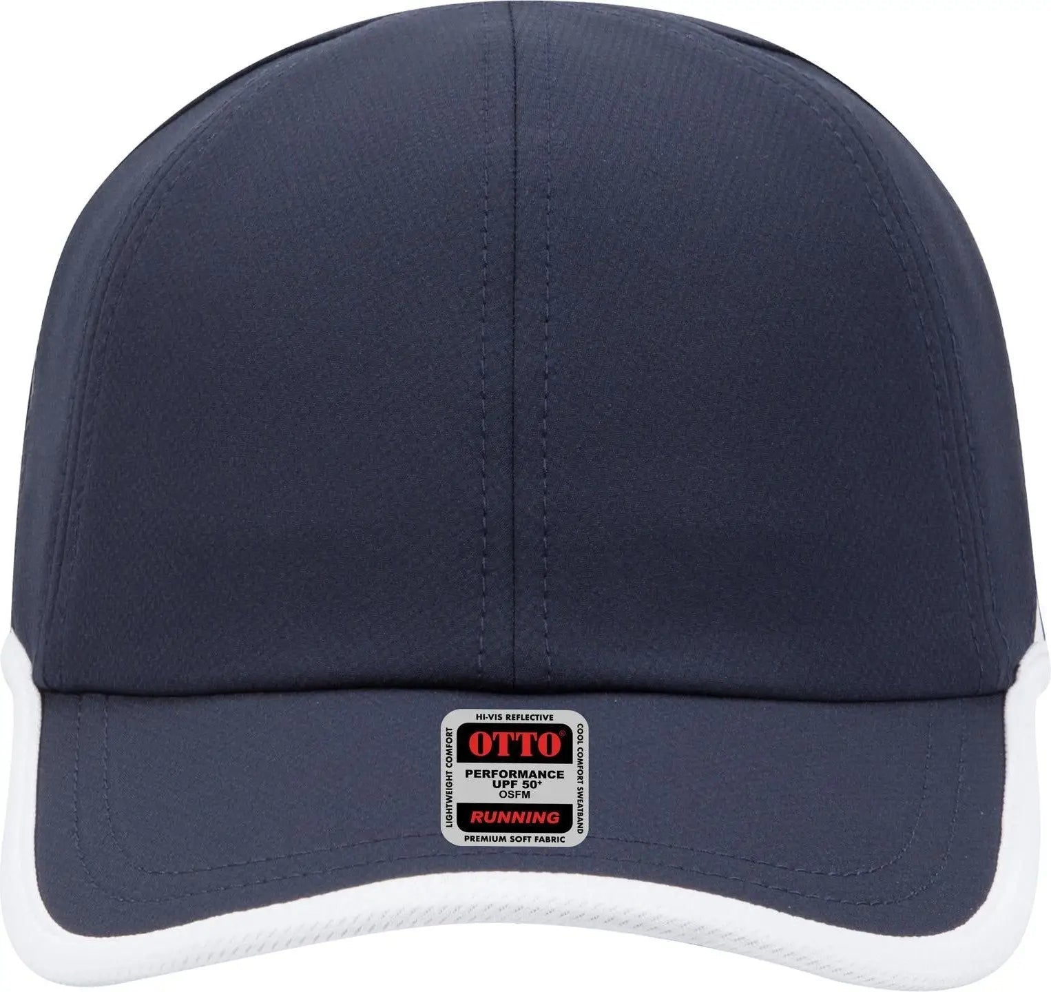 Otto 133-1254 Upf 50+ 6 Panel Running Cap - Nvy/wht