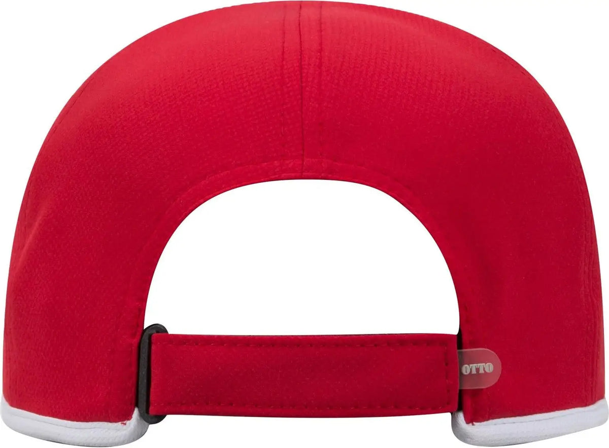 Otto 133-1254 Upf 50+ 6 Panel Running Cap - Red/wht