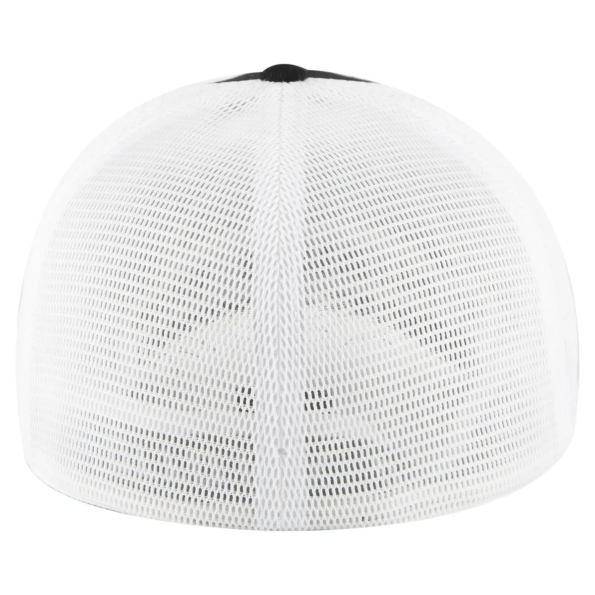Otto 135-1 ?Otto Flex’ Fitted 6 Panel Low Profile Mesh Back Trucker Cap - Blk/wht