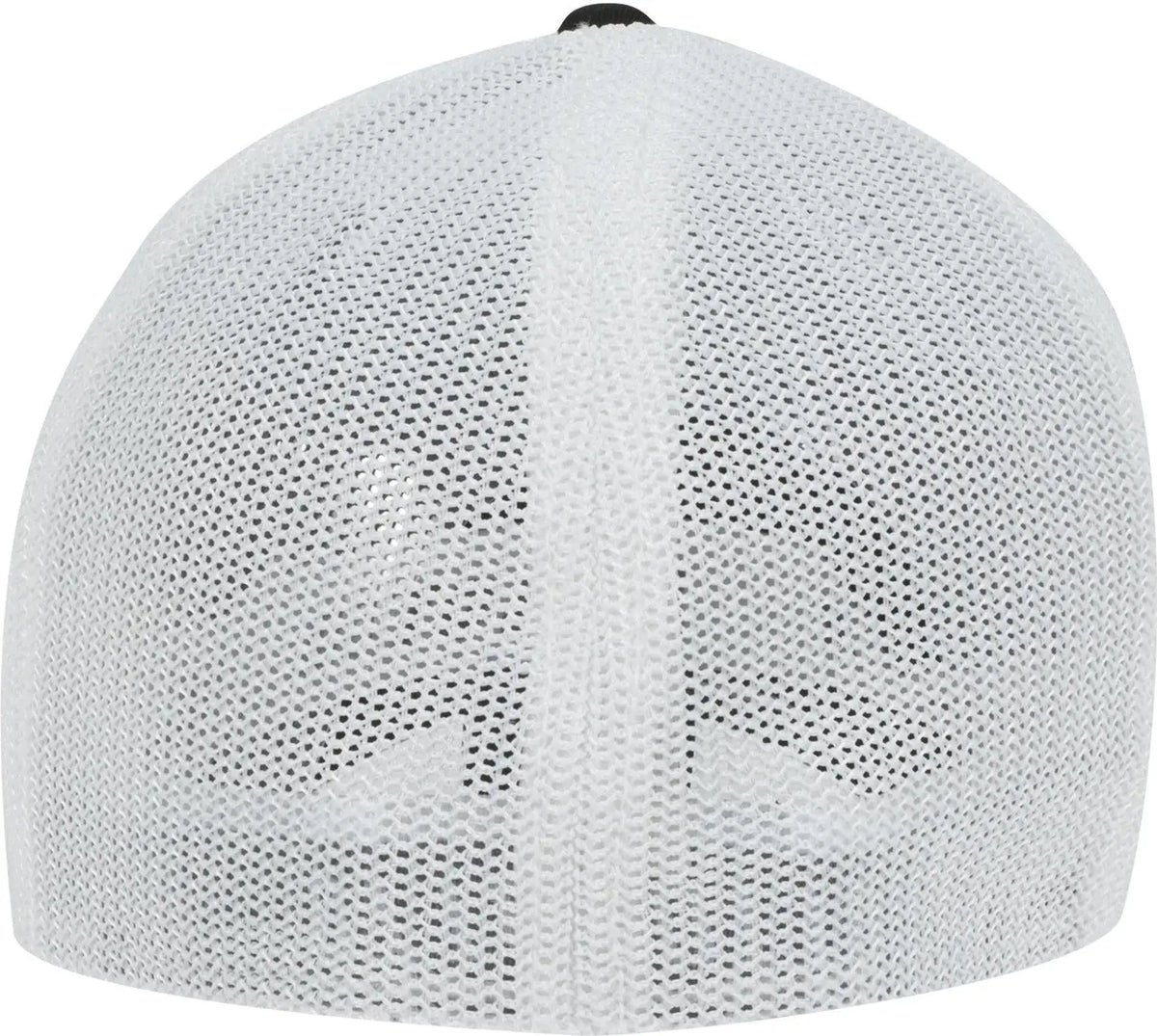 Otto 135-1230 ?Otto Flex’ Fitted 6 Panel Low Profile Mesh Back Trucker Cap - Blk/blk/wht