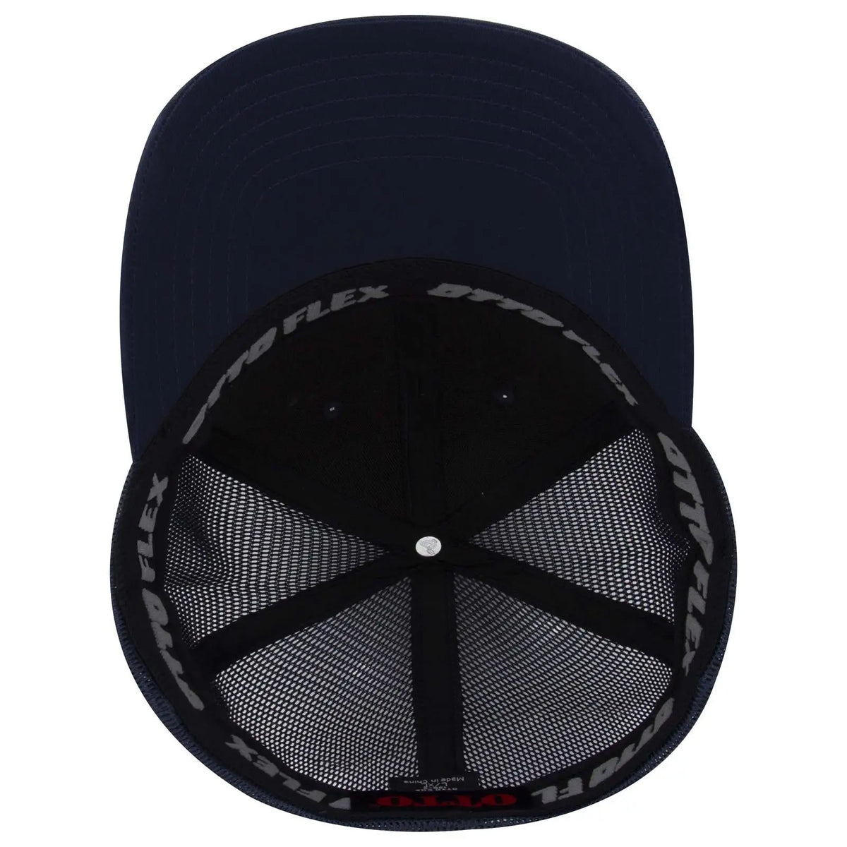 Otto 135-2 ?Otto Flex’ Fitted 6 Panel Low Profile Mesh Back Trucker Cap - Navy