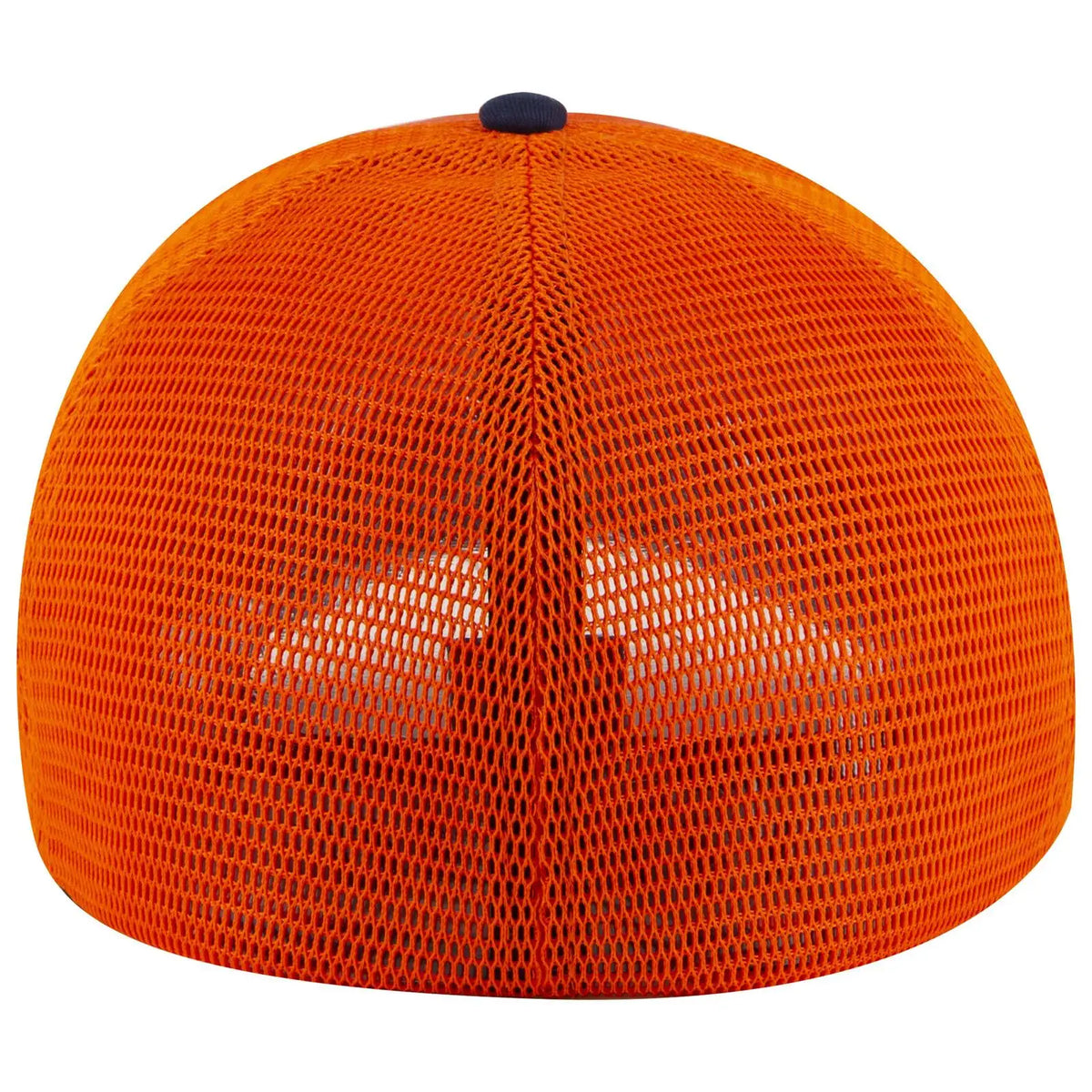 Otto 135-2 ?Otto Flex’ Fitted 6 Panel Low Profile Mesh Back Trucker Cap - Nvy/org/org