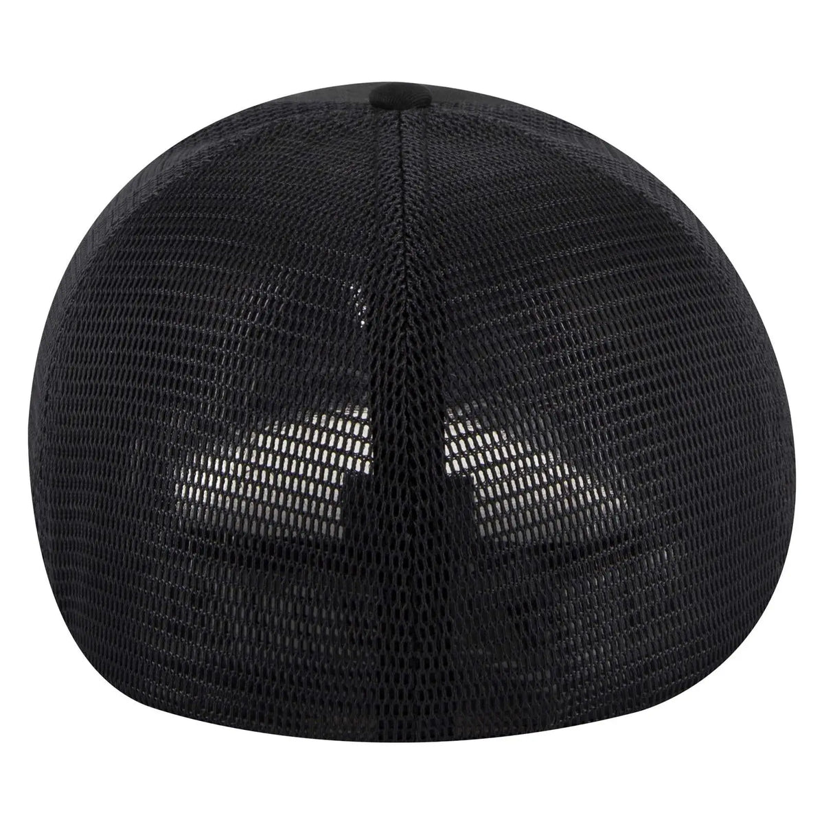 Otto 135-2 ?Otto Flex’ Fitted 6 Panel Low Profile Mesh Back Trucker Cap - Black