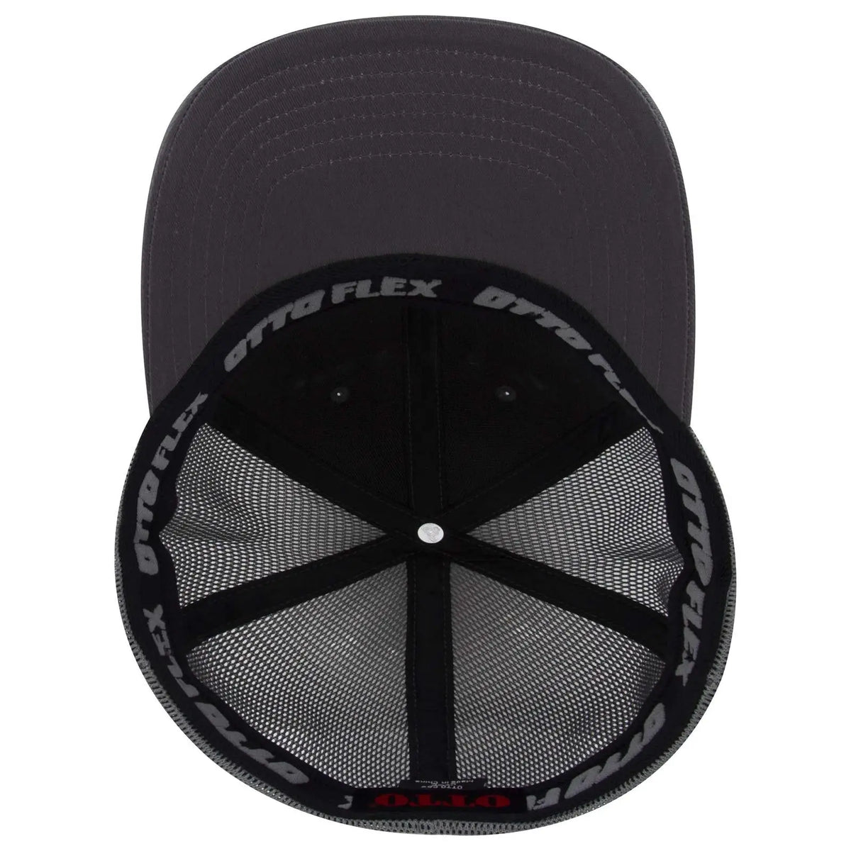 Otto 135-2 ?Otto Flex’ Fitted 6 Panel Low Profile Mesh Back Trucker Cap - Char. Gray