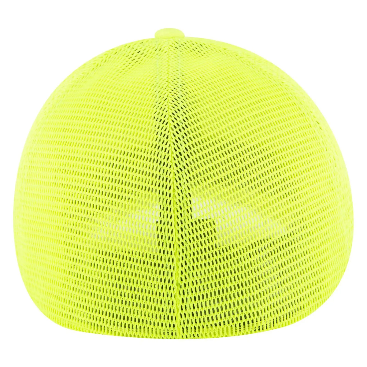 Otto 135-2 ?Otto Flex’ Fitted 6 Panel Low Profile Mesh Back Trucker Cap - N. Yellow