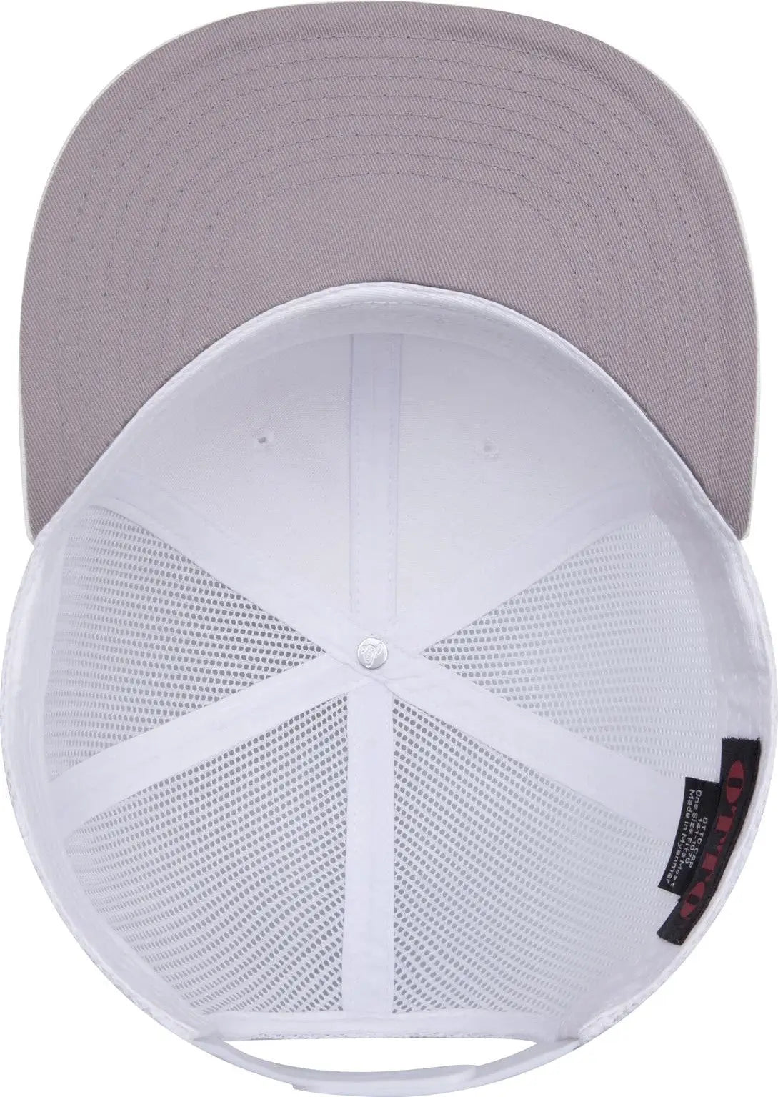 Otto 141-1070 ?Otto Snap’ 6 Panel Pro Style Mesh Back Trucker Snapback Cap - White - 1/2’’ - 7 5/8’’