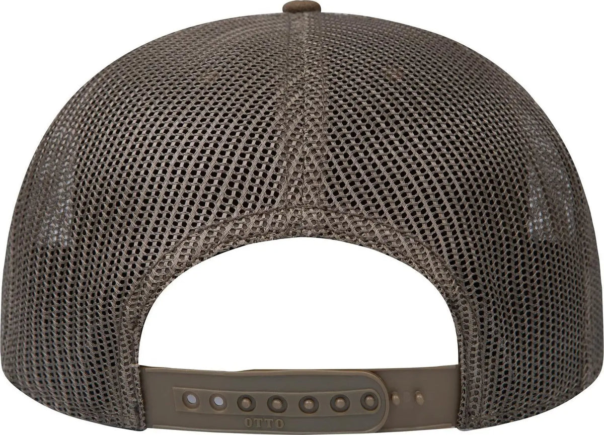 Otto 141-1070 ?Otto Snap’ 6 Panel Pro Style Mesh Back Trucker Snapback Cap - Ml Grn/crk/ml Grn - 1/2’’ - 7 5/8’’