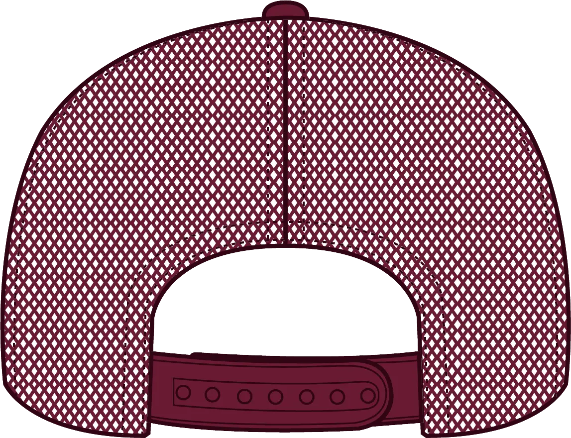 Otto 141-1070 ?Otto Snap’ 6 Panel Pro Style Mesh Back Trucker Snapback Cap - Cork/bg Mrn - 1/2’’ - 7 5/8’’