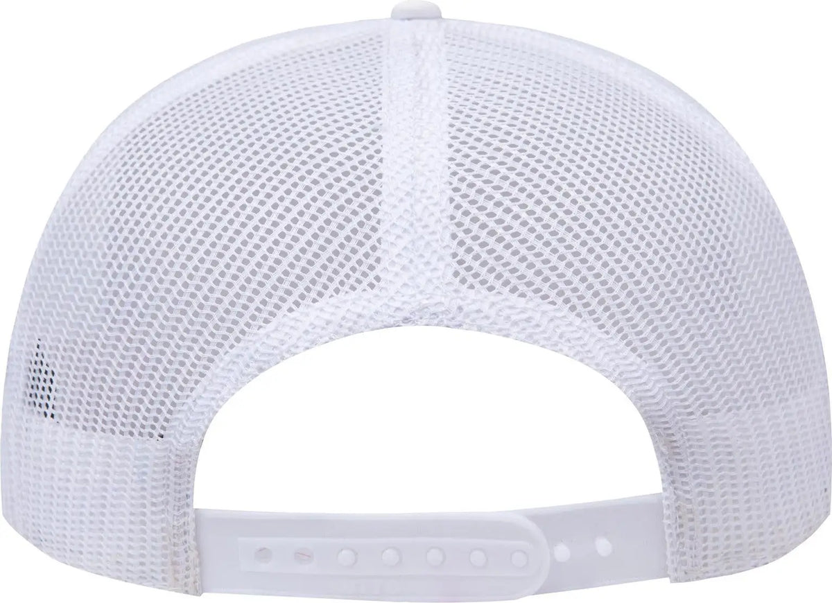 Otto 141-1070 ?Otto Snap’ 6 Panel Pro Style Mesh Back Trucker Snapback Cap - White - 1/2’’ - 7 5/8’’