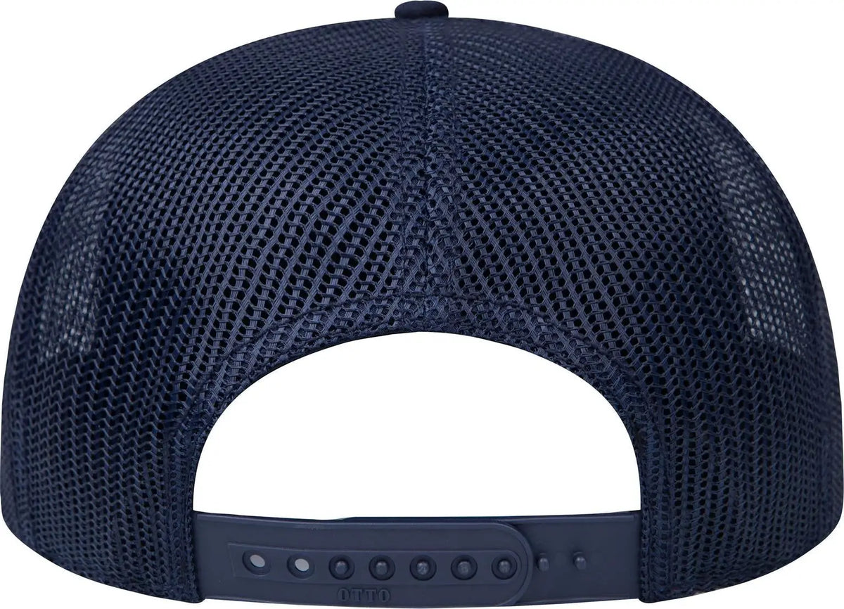 Otto 141-1070 ?Otto Snap’ 6 Panel Pro Style Mesh Back Trucker Snapback Cap - Nvy/cork/nvy - 1/2’’ - 7 5/8’’