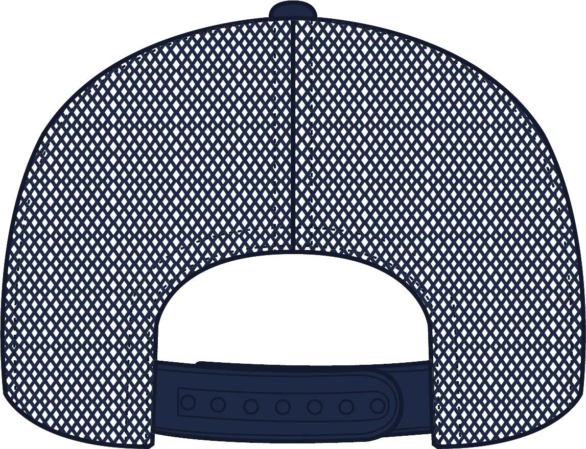 Otto 141-1070 ?Otto Snap’ 6 Panel Pro Style Mesh Back Trucker Snapback Cap - Cork/nvy - 1/2’’ - 7 5/8’’