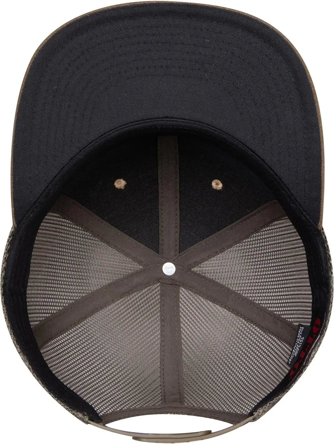 Otto 141-1070 ?Otto Snap’ 6 Panel Pro Style Mesh Back Trucker Snapback Cap - Ml Grn/crk/ml Grn - 1/2’’ - 7 5/8’’