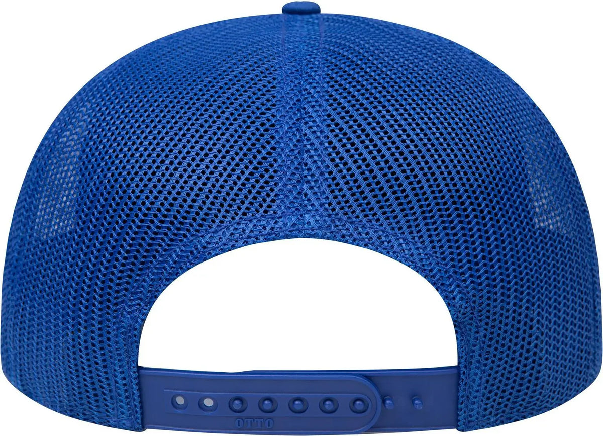 Otto 141-1070 ?Otto Snap’ 6 Panel Pro Style Mesh Back Trucker Snapback Cap - Royal - 1/2’’ - 7 5/8’’