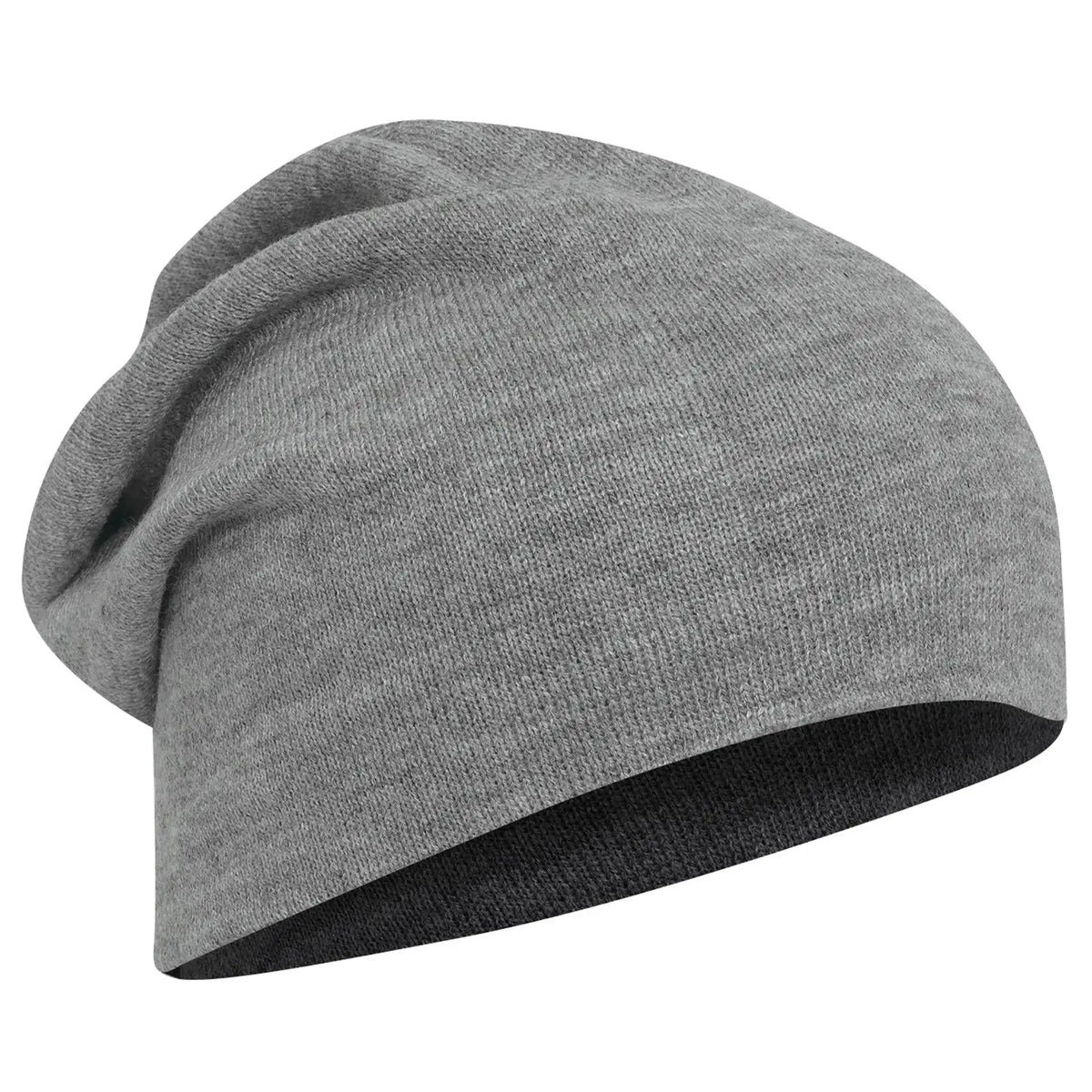 Otto 146-1069 11 3/4’’ Comfort Slouch Beanie - Heath. Gray