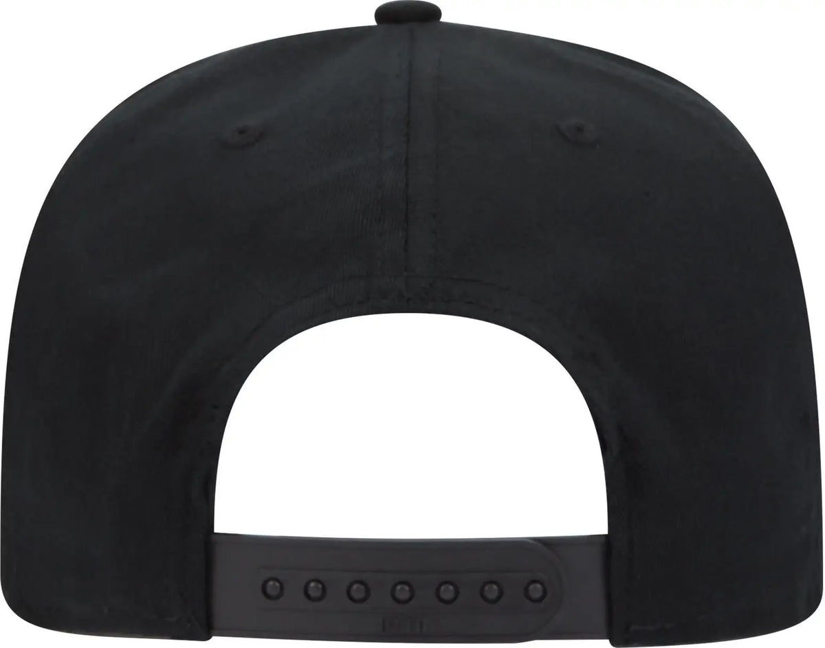 Otto 148-1197 ?Otto Snap’ 6 Panel Pro Style Snapback Cap - Black - 1/2’’ - 7 5/8’’