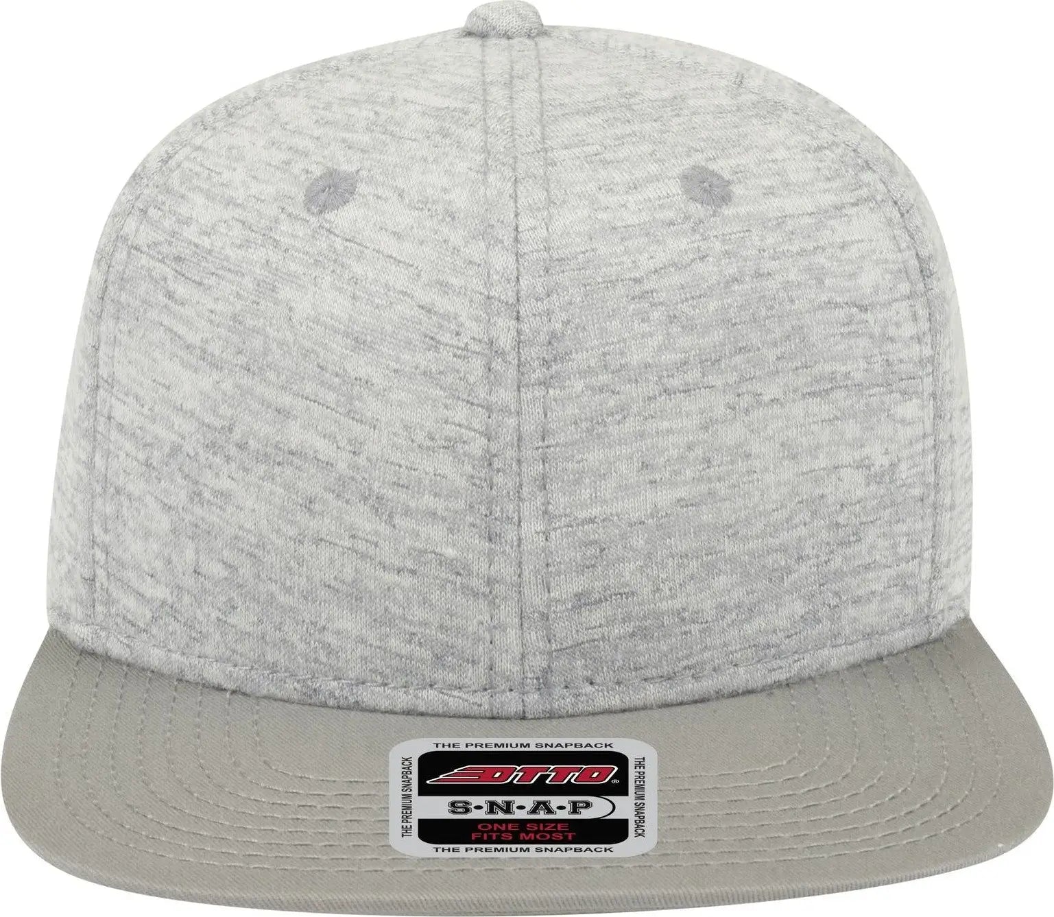 Otto 148-1218 ?Otto Snap’ 6 Panel Mid Profile Snapback Cap - Gry/h. Gry - 1/2’’ - 7 5/8’’