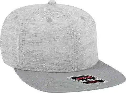 Otto 148-1218 Snap 6 Panel Mid Profile Snapback Cap - Gray Heather - one Size Fits Most