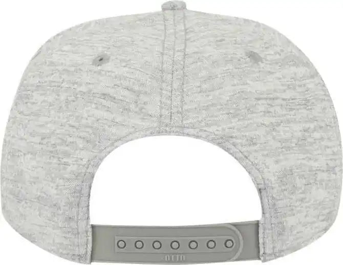 Otto 148-1218 Snap 6 Panel Mid Profile Snapback Cap - Gray Heather - one Size Fits Most