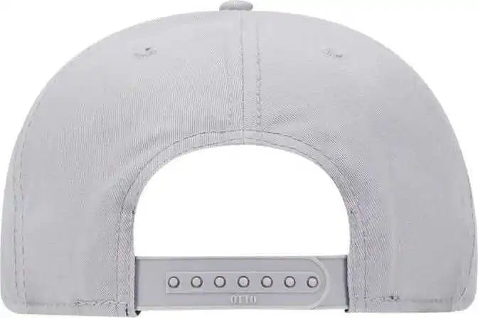 Otto 148-1218 Snap 6 Panel Mid Profile Snapback Cap - Heather Gray - one Size Fits Most