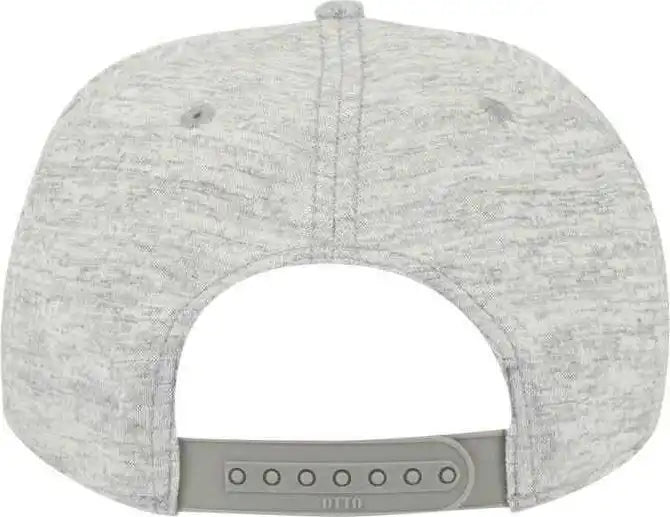 Otto 148-1218a Snap 6 Panel Mid Profile Snapback Cap - Gray Heather - one Size Fits Most