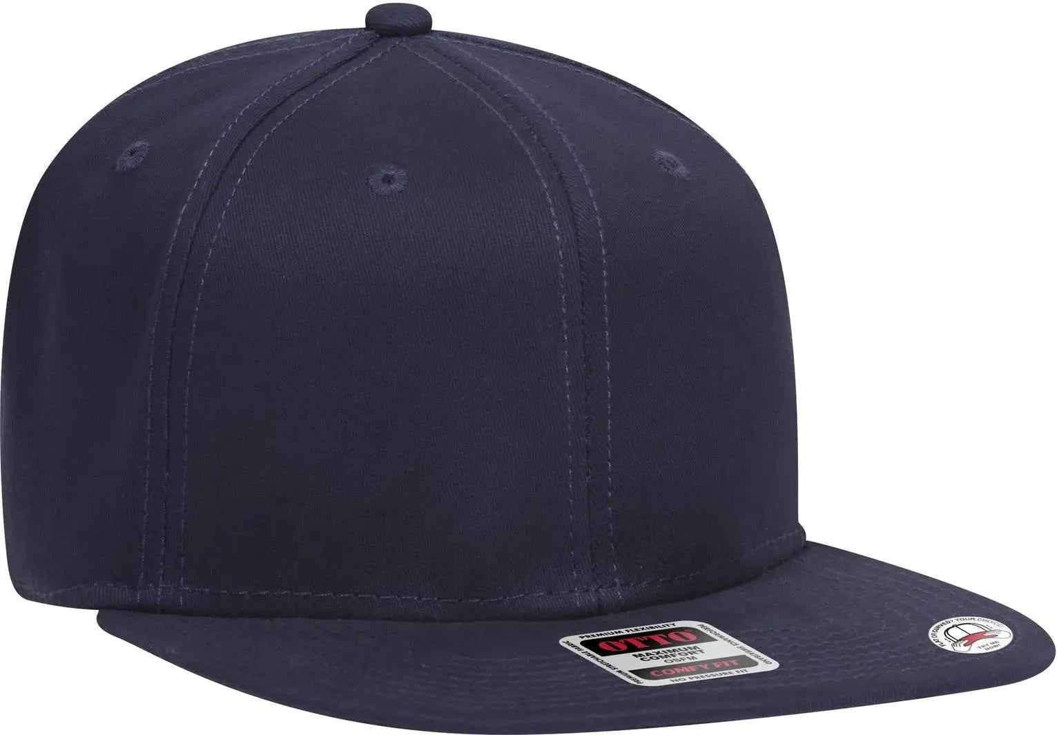 Otto 148-1228 ?Otto Comfy Fit’ 6 Panel Pro Style Snapback Cap - Navy - 1/2’’ - 7 5/8’’