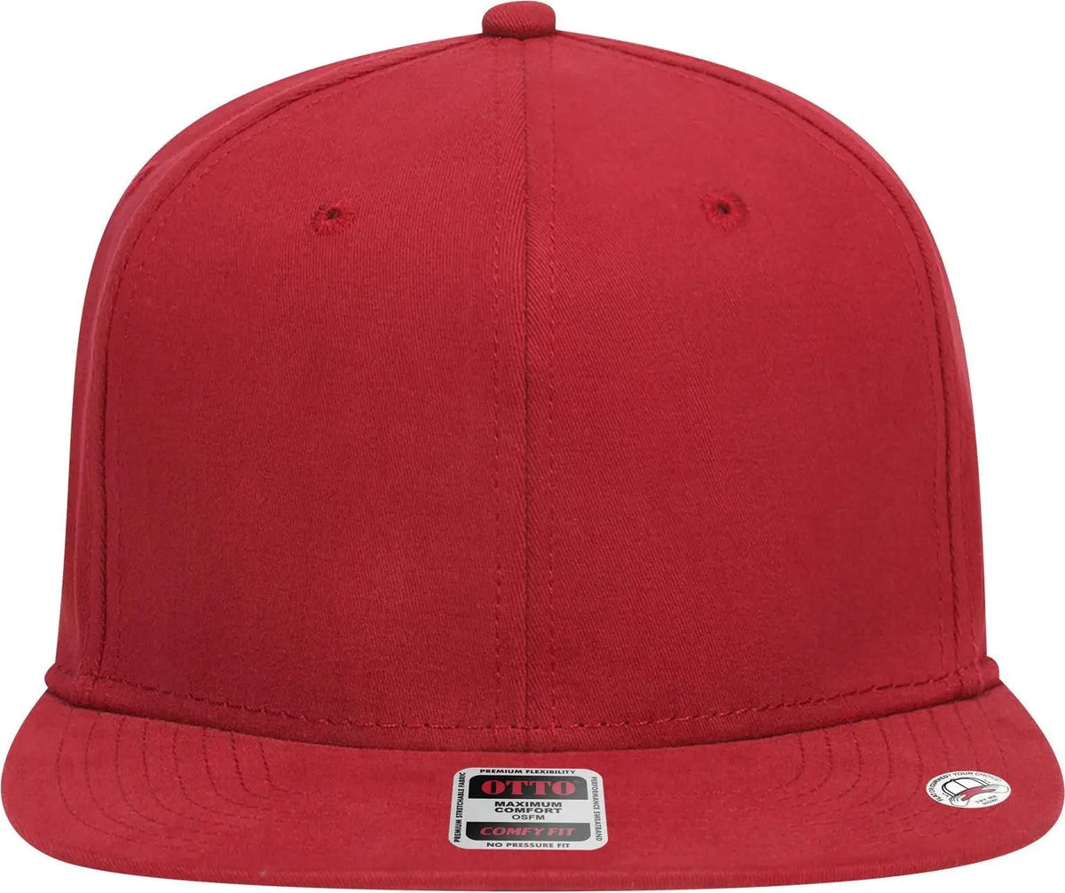 Otto 148-1228 ?Otto Comfy Fit’ 6 Panel Pro Style Snapback Cap - Red - 1/2’’ - 7 5/8’’