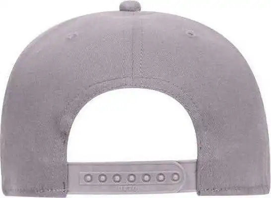 Otto 148-1228 Ultra Fine Brushed Stretchable Superior Cotton Twill Square Flat Visor 6 Panel Pro Style Snapback Hat