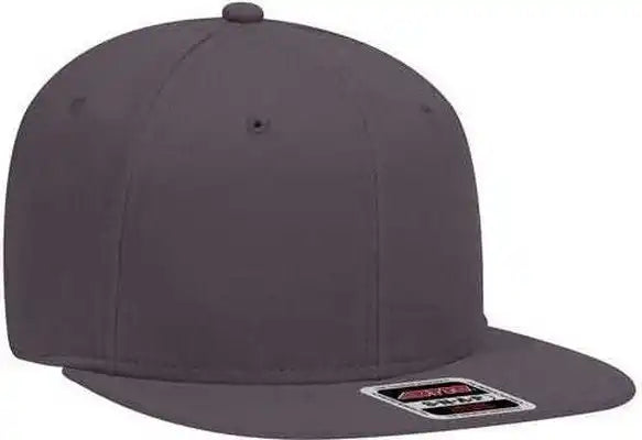 Otto 148-1228 Ultra Fine Brushed Stretchable Superior Cotton Twill Square Flat Visor 6 Panel Pro Style Snapback Hat