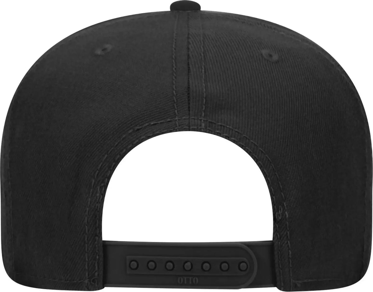 Otto 148-1267 ?Otto Snap’ 6 Panel Pro Style Snapback Cap - Black - 1/2’’ - 7 5/8’’