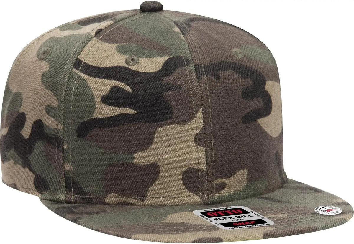 Otto 148-1267 ?Otto Snap’ 6 Panel Pro Style Snapback Cap - Camo 008 - 1/2’’ - 7 5/8’’