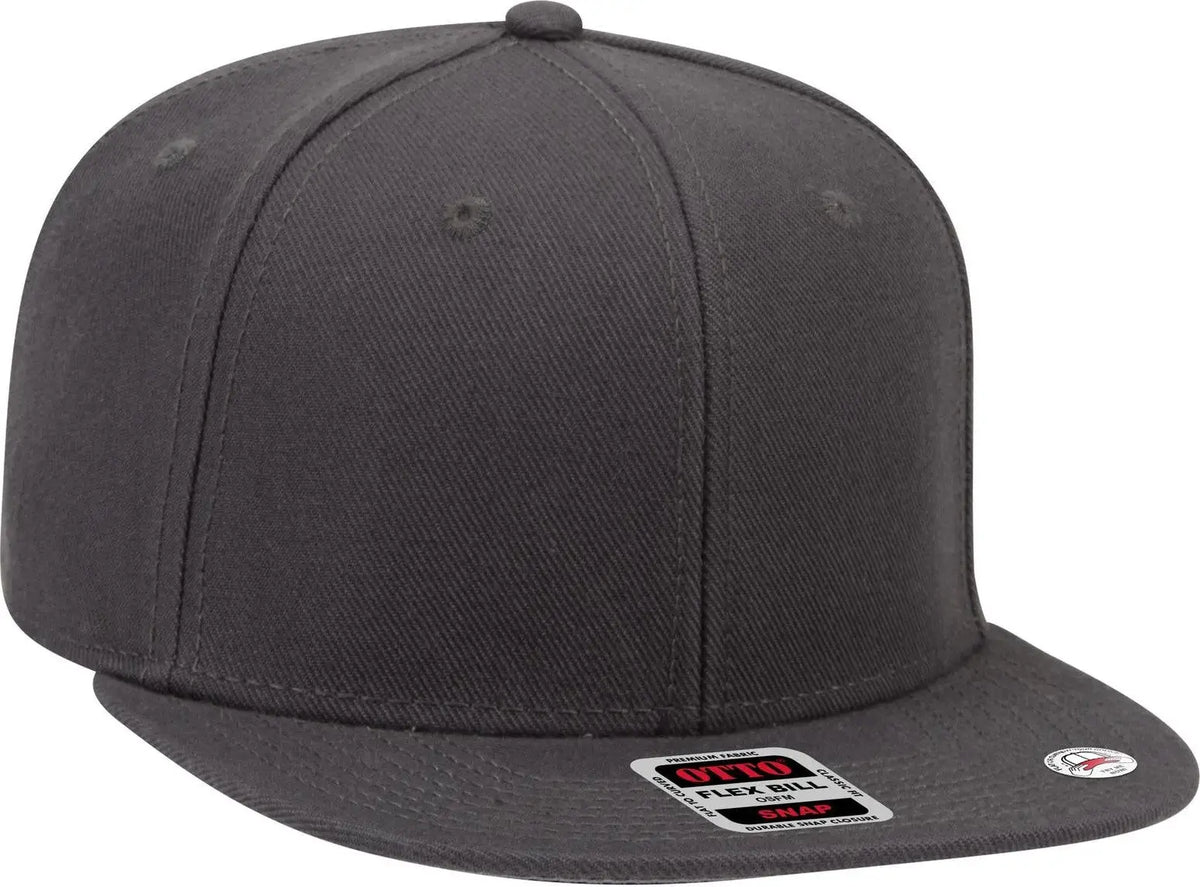 Otto 148-1267 ?Otto Snap’ 6 Panel Pro Style Snapback Cap - Char. Gray - 1/2’’ - 7 5/8’’