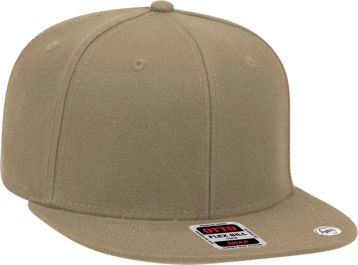 Otto 148-1267 ?Otto Snap’ 6 Panel Pro Style Snapback Cap - Khaki - 1/2’’ - 7 5/8’’