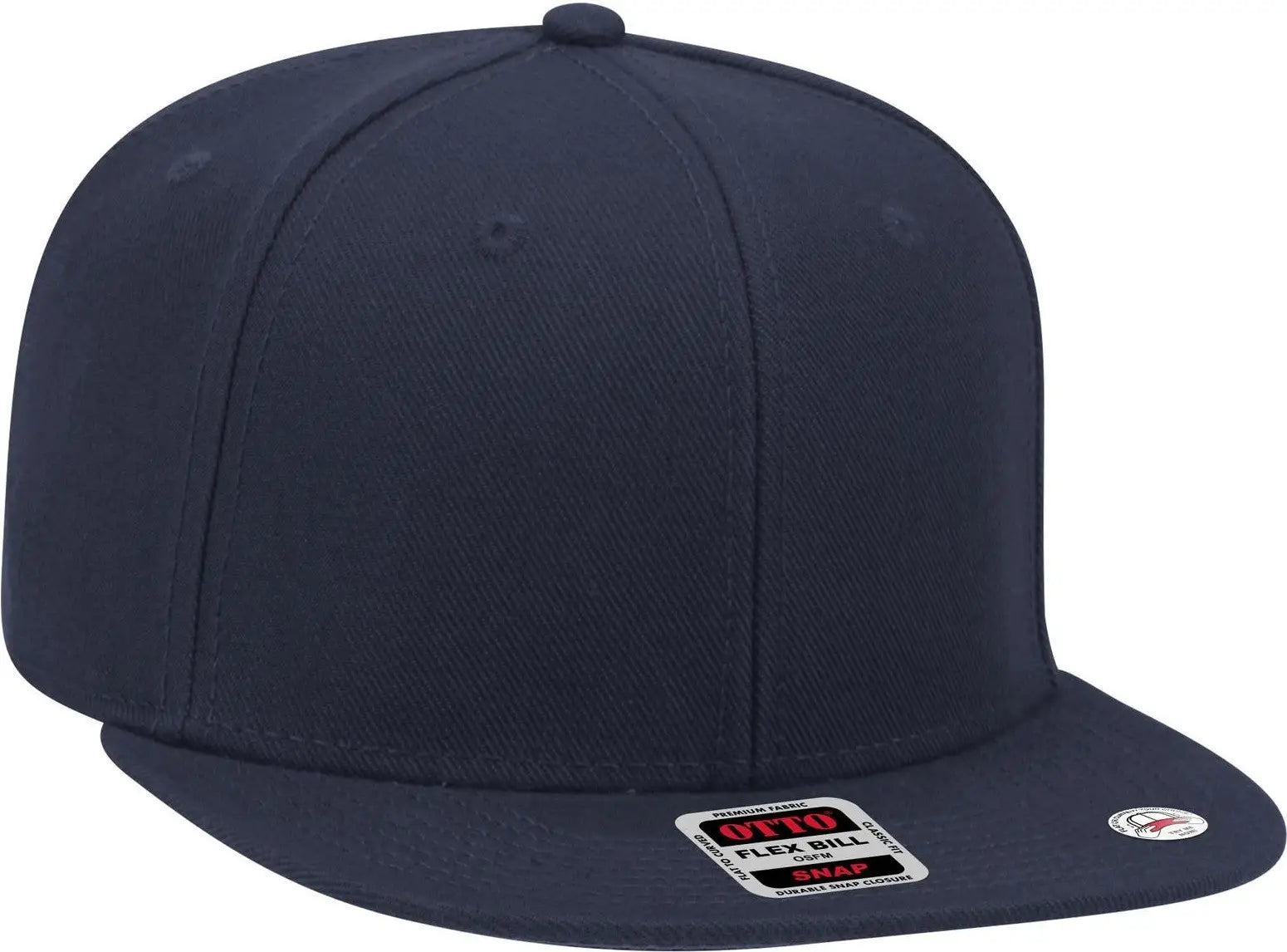 Otto 148-1267 ?Otto Snap’ 6 Panel Pro Style Snapback Cap - Navy - 1/2’’ - 7 5/8’’
