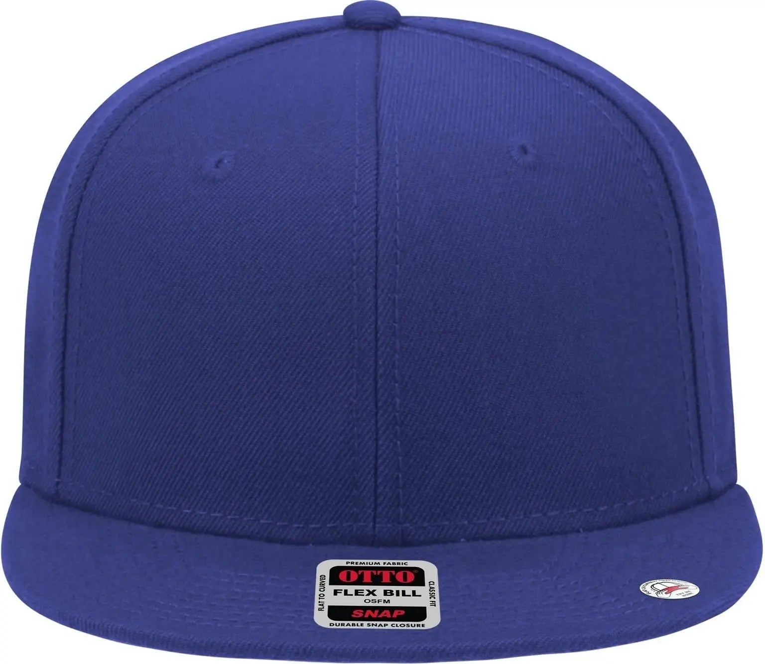Otto 148-1267 ?Otto Snap’ 6 Panel Pro Style Snapback Cap - Royal - 1/2’’ - 7 5/8’’