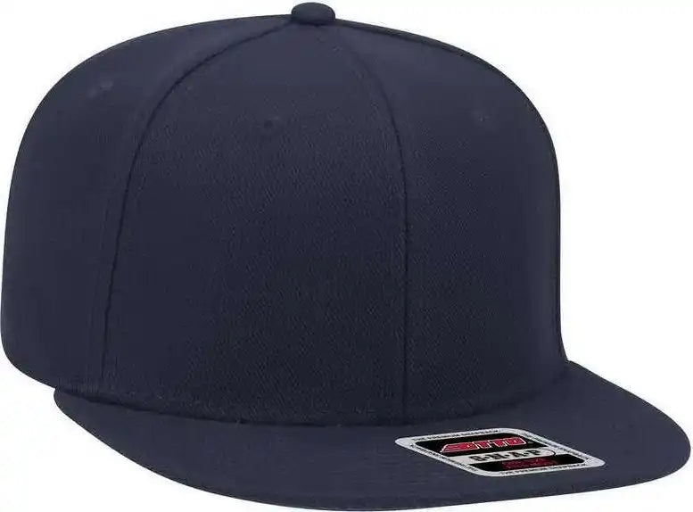 Otto 148-1267 Snap 6 Panel Mid Profile Snapback Hat - Navy - one Size Fits Most