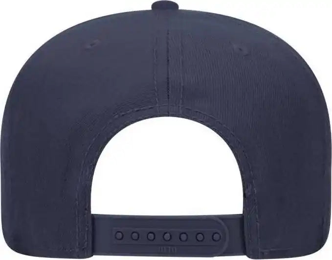 Otto 148-1267 Snap 6 Panel Mid Profile Snapback Hat - Navy - one Size Fits Most