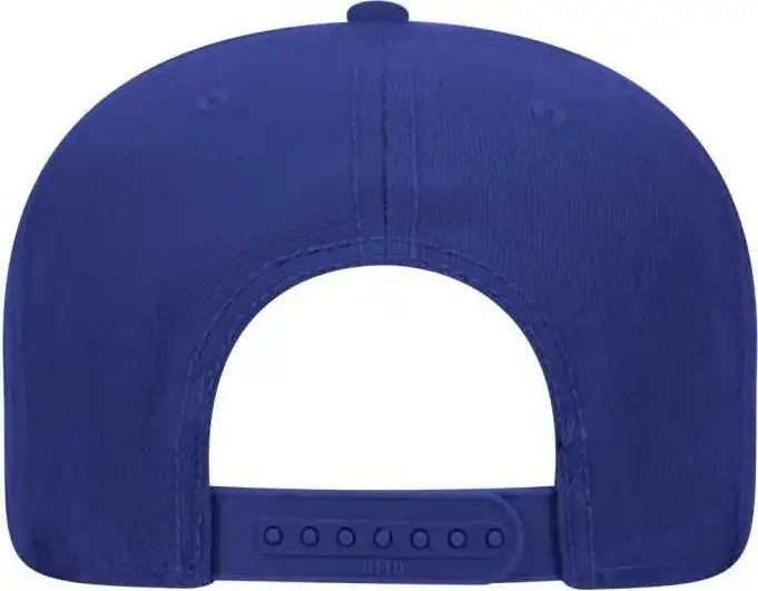 Otto 148-1267 Snap 6 Panel Mid Profile Snapback Hat - Royal - one Size Fits Most
