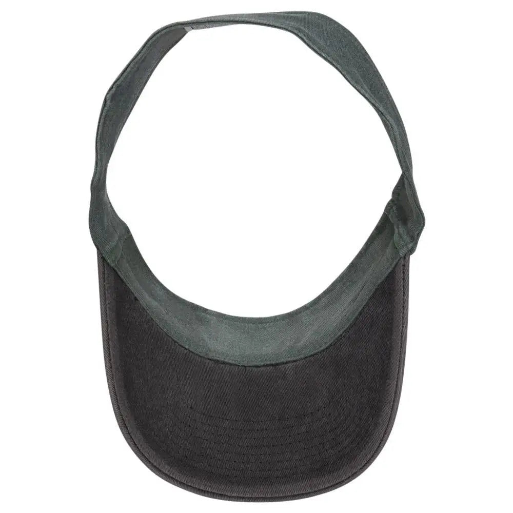 Otto 15-280 ?Otto Flex’ Fitted Sun Visor - Blk/dk.grn - 6 1/2’’ - 7 5/8’’