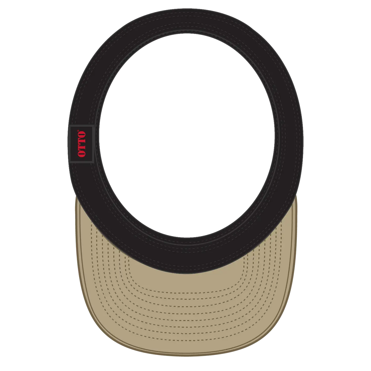 Otto 15-280 ?Otto Flex’ Fitted Sun Visor - Kha/blk