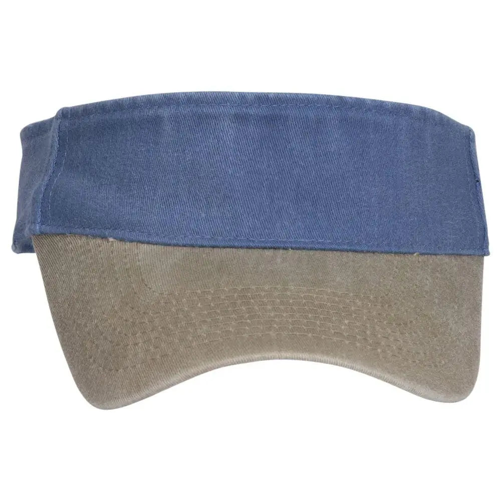Otto 15-280 ?Otto Flex’ Fitted Sun Visor - Kha/sk.blu - 6 1/2’’ - 7 5/8’’