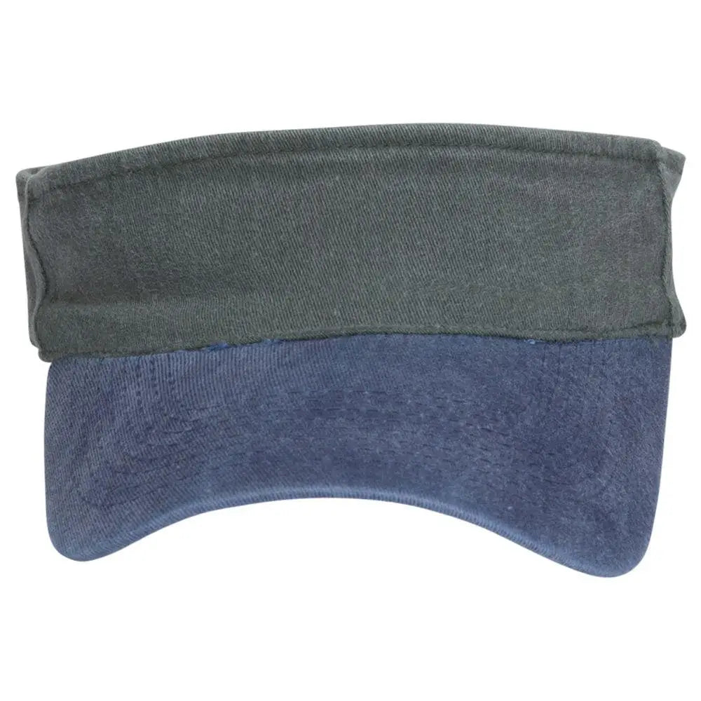 Otto 15-280 ?Otto Flex’ Fitted Sun Visor - Nvy/dk.grn - 6 1/2’’ - 7 5/8’’