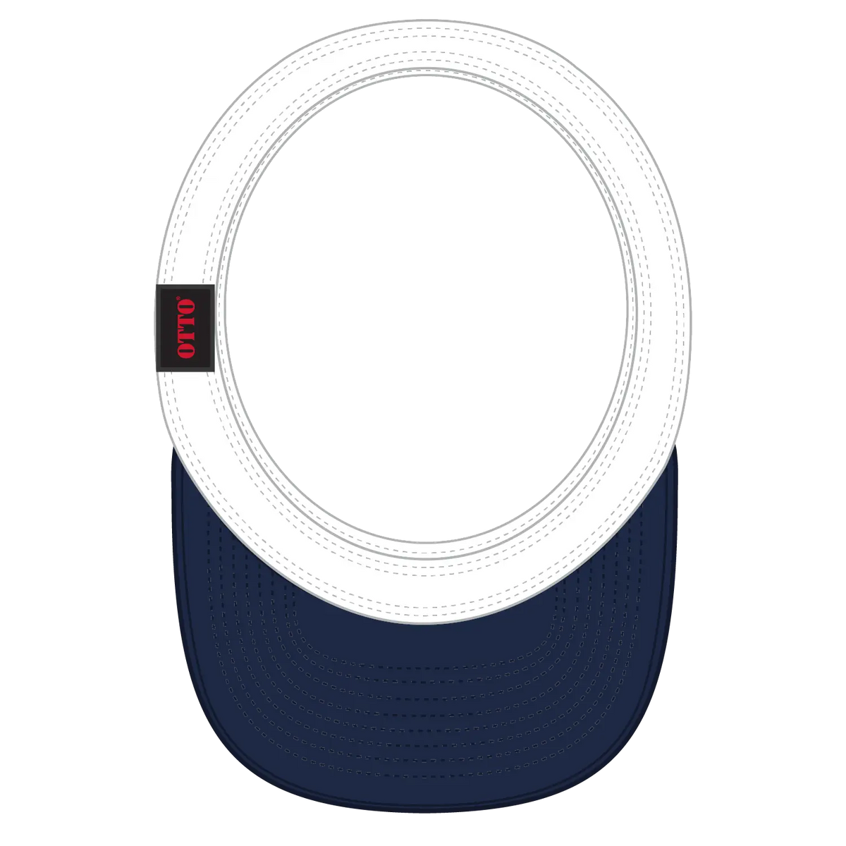 Otto 15-280 ?Otto Flex’ Fitted Sun Visor - Nvy/wht