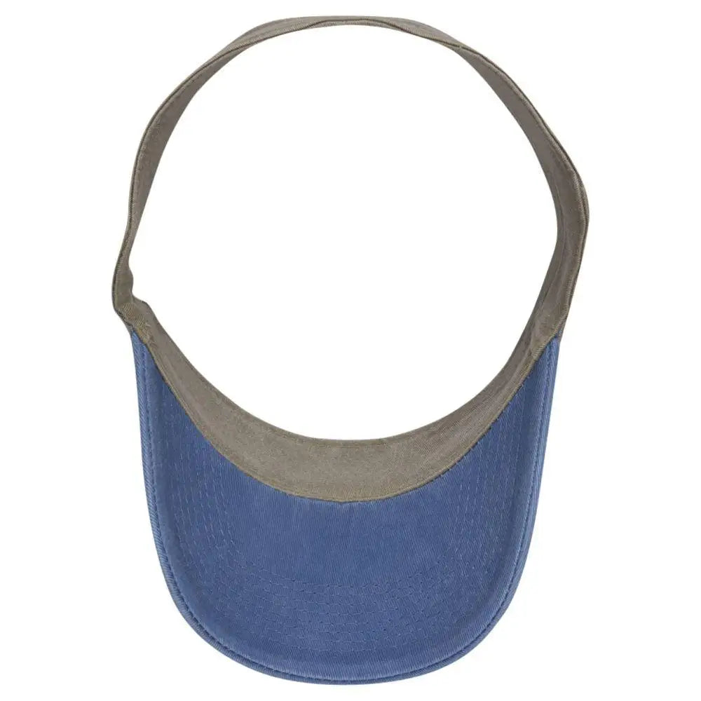 Otto 15-280 ?Otto Flex’ Fitted Sun Visor - Sk.blu/kha - 6 1/2’’ - 7 5/8’’