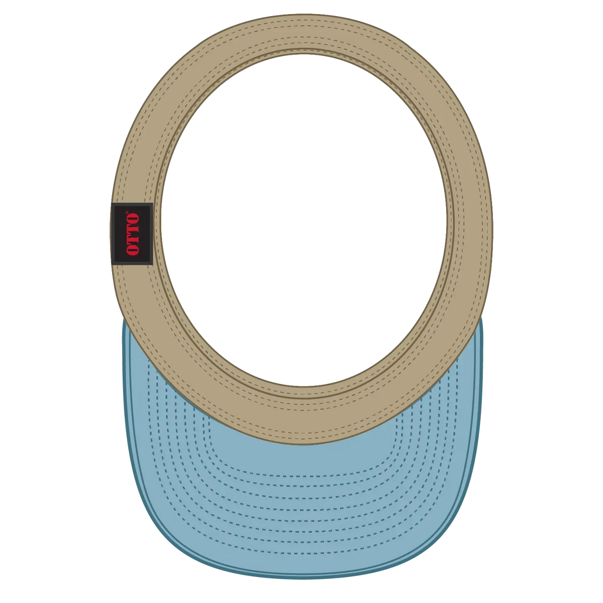 Otto 15-280 ?Otto Flex’ Fitted Sun Visor - Sk.blu/kha