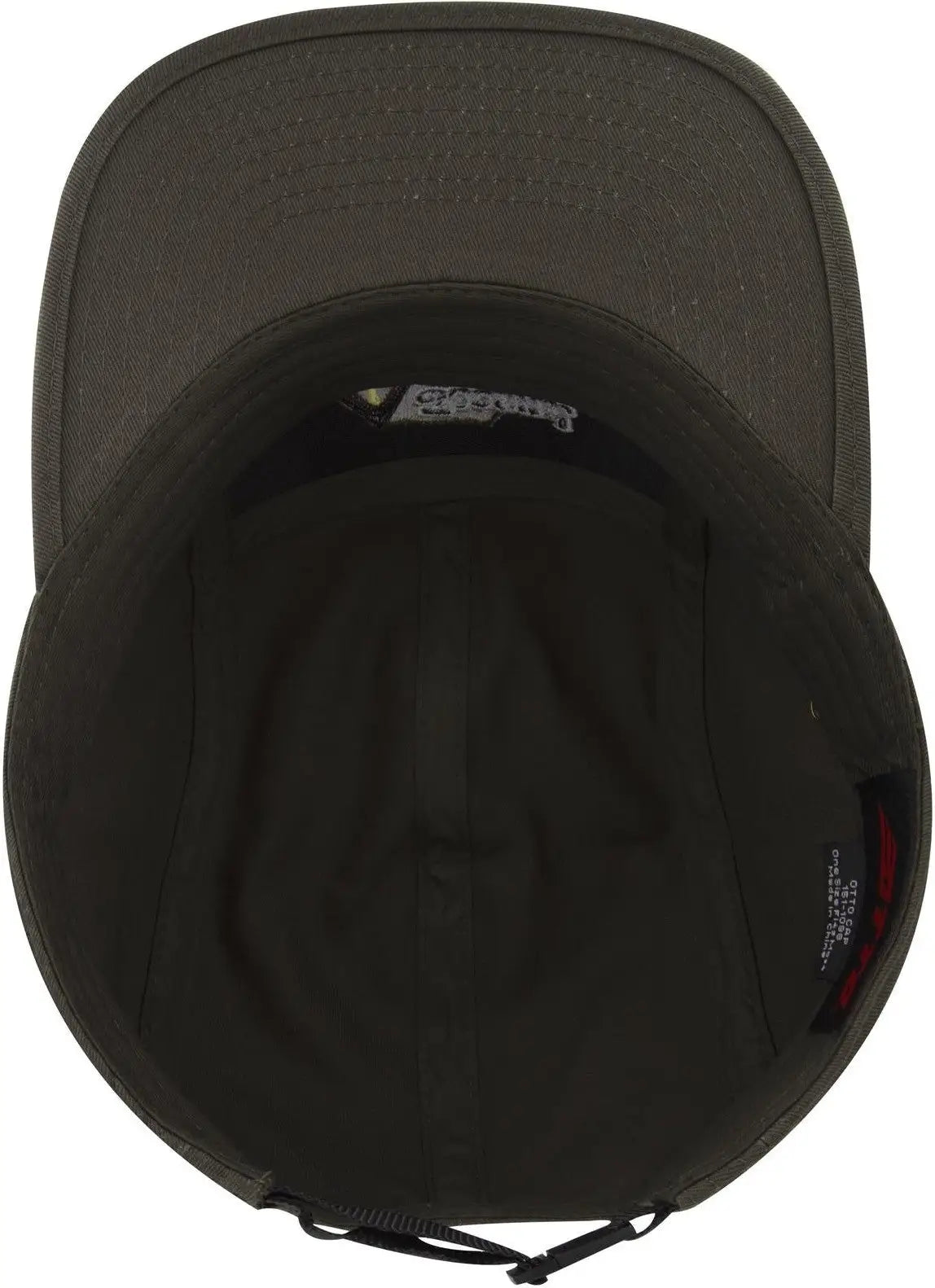 Otto 151-1098 5 Panel Camper Cap - Dk. Ol. Green - 6 1/2’’ - 7 5/8’’