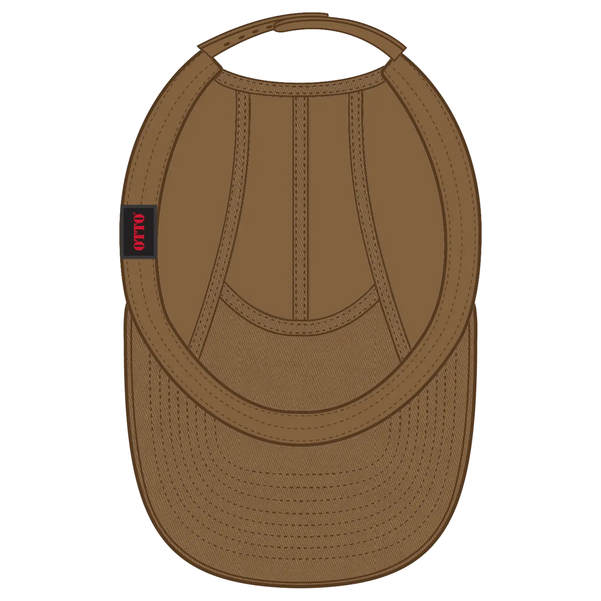 Otto 151-1330 5 Panel Camper Cap - Coyote Brown - 7 3/8’’ - 5/8’’