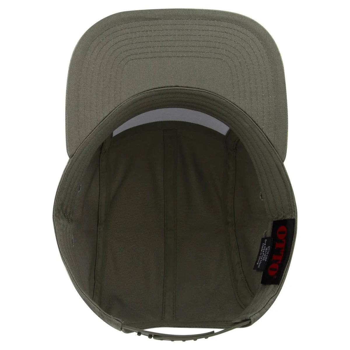 Otto 151-1330 5 Panel Camper Cap - Ol. Green - 7 3/8’’ - 5/8’’