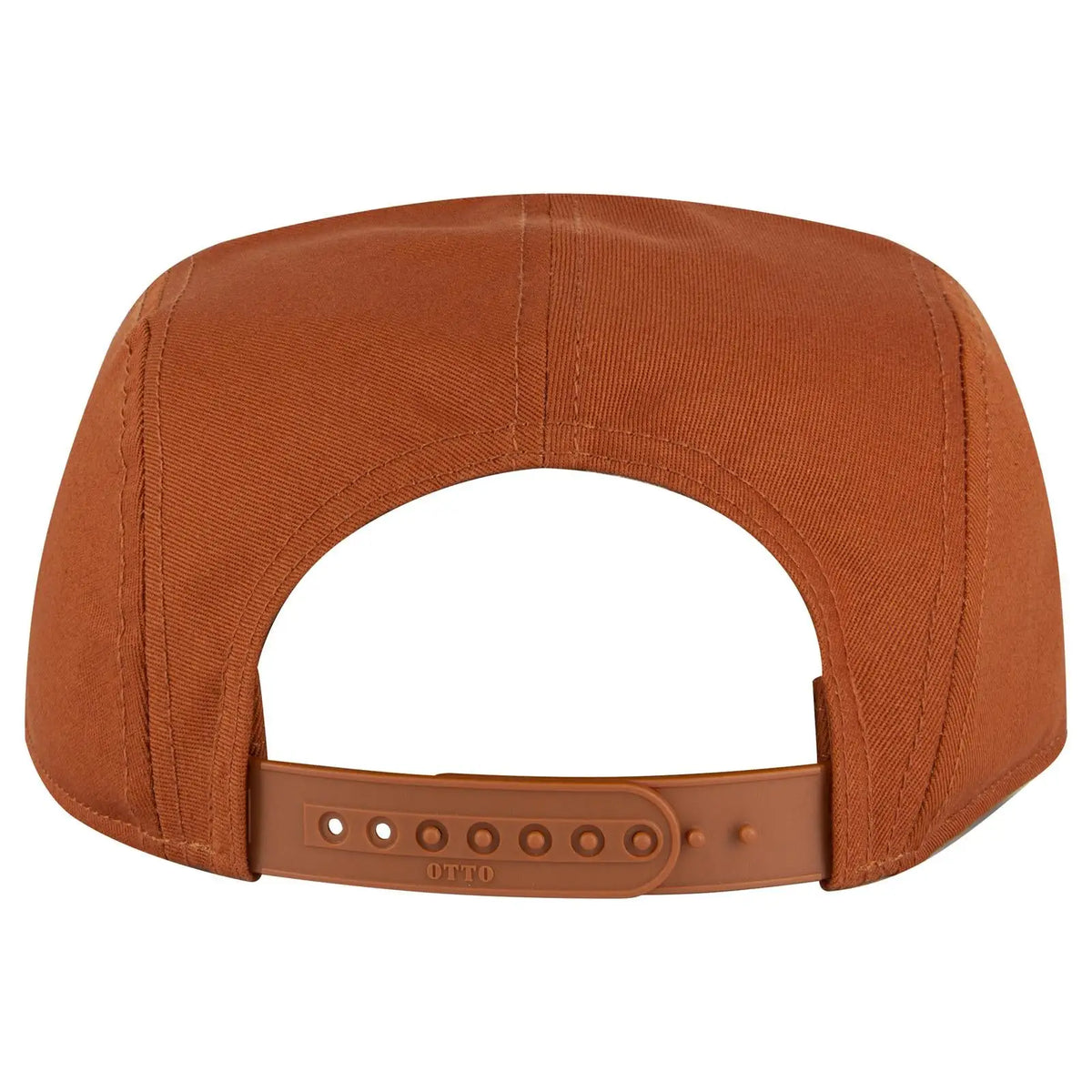 Otto 151-1330 5 Panel Camper Cap - Tx. Orange - 7 3/8’’ - 5/8’’