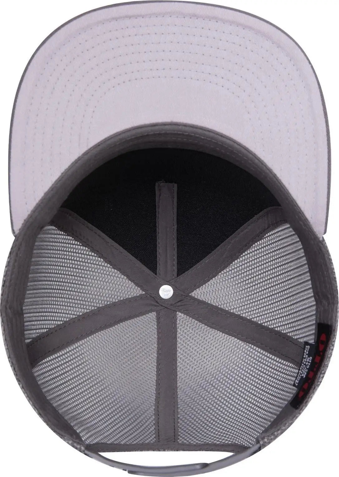 Otto 154-1124 ?Otto Snap’ 5 Panel Pro Style Mesh Back Trucker Snapback Cap - Char. Gray - 6 1/2’’ - 7 5/8’’