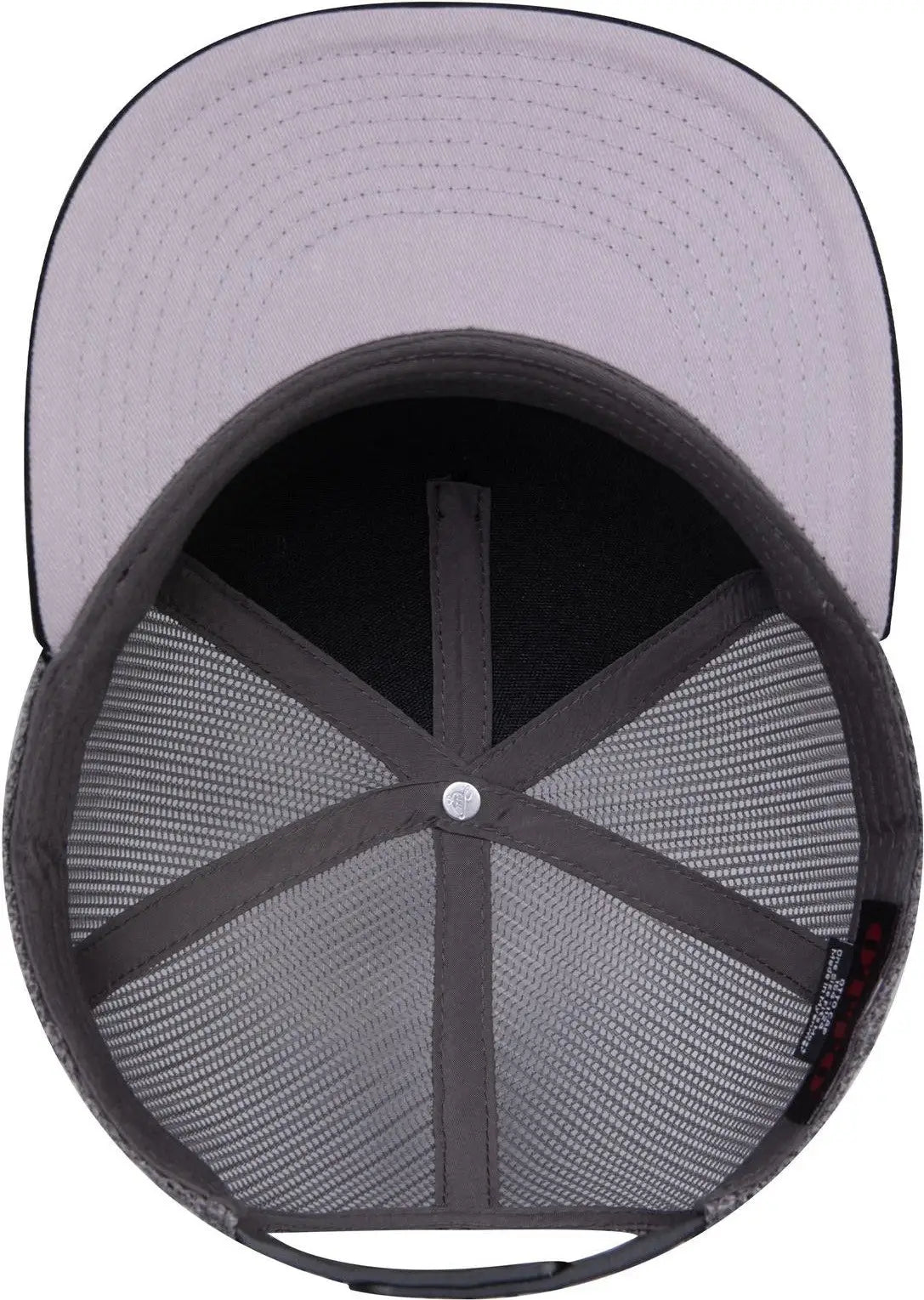 Otto 154-1124 ?Otto Snap’ 5 Panel Pro Style Mesh Back Trucker Snapback Cap - Blk/blk/ch.gry - 6 1/2’’ - 7 5/8’’